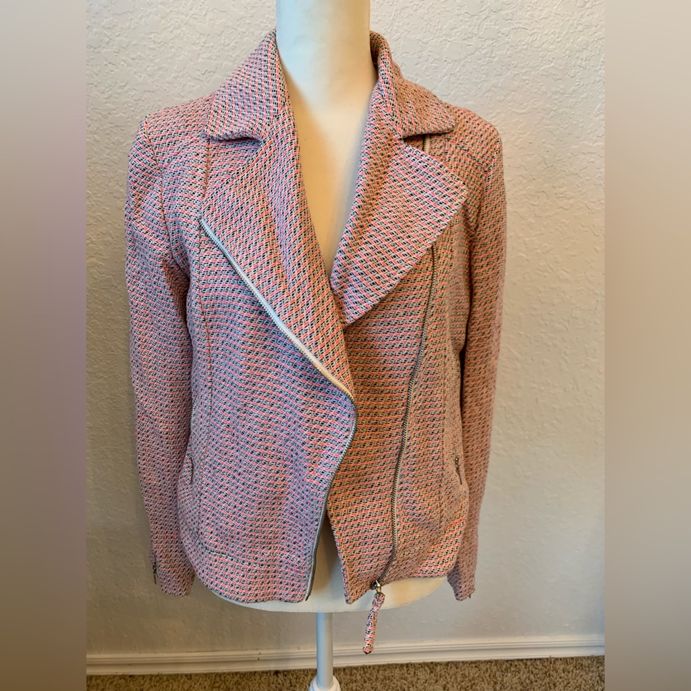 Tweed motorcycle jacket